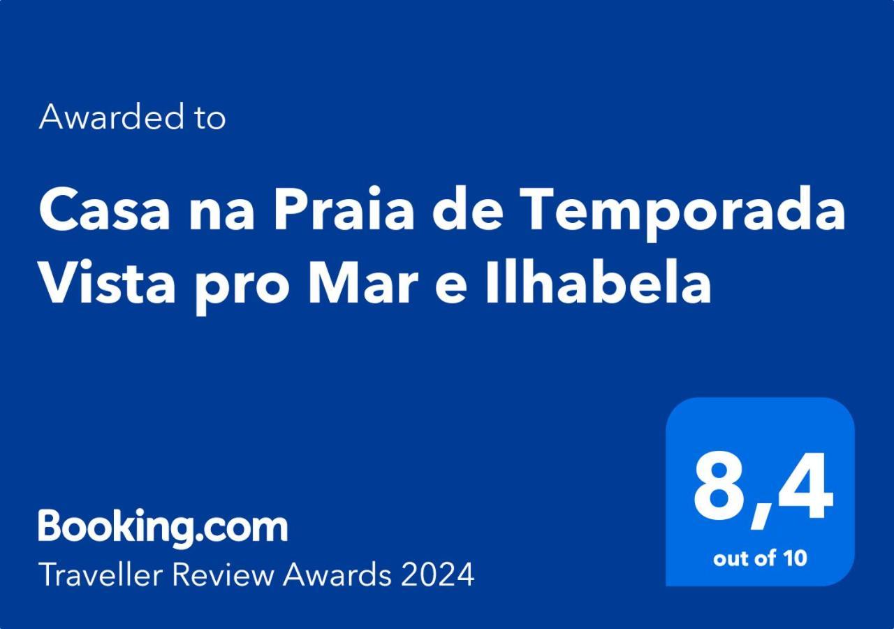 Casa Na Praia Litoral Norte Com Vista Para O Mar Perto Do Centro Сан-Себастьян Экстерьер фото
